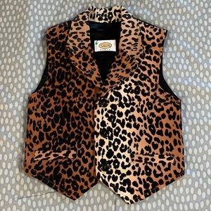 Talbot animal print vest size 00